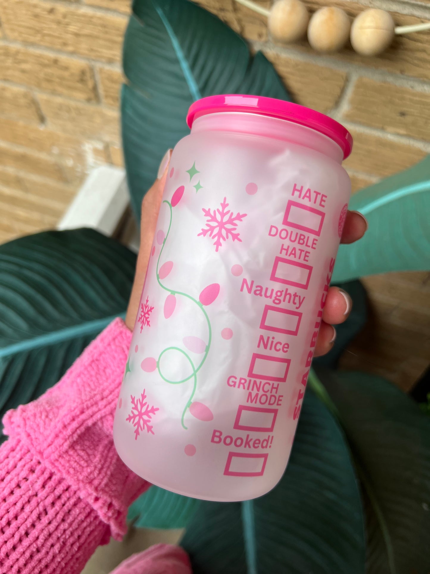 Grinch Era Glass Can