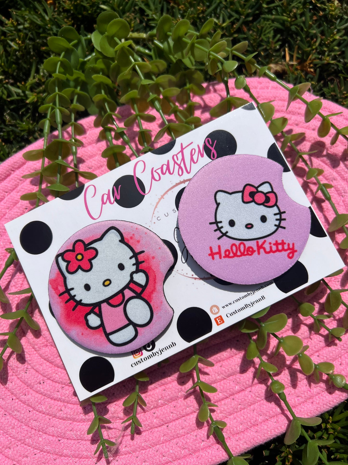 Kitty Car Coasters