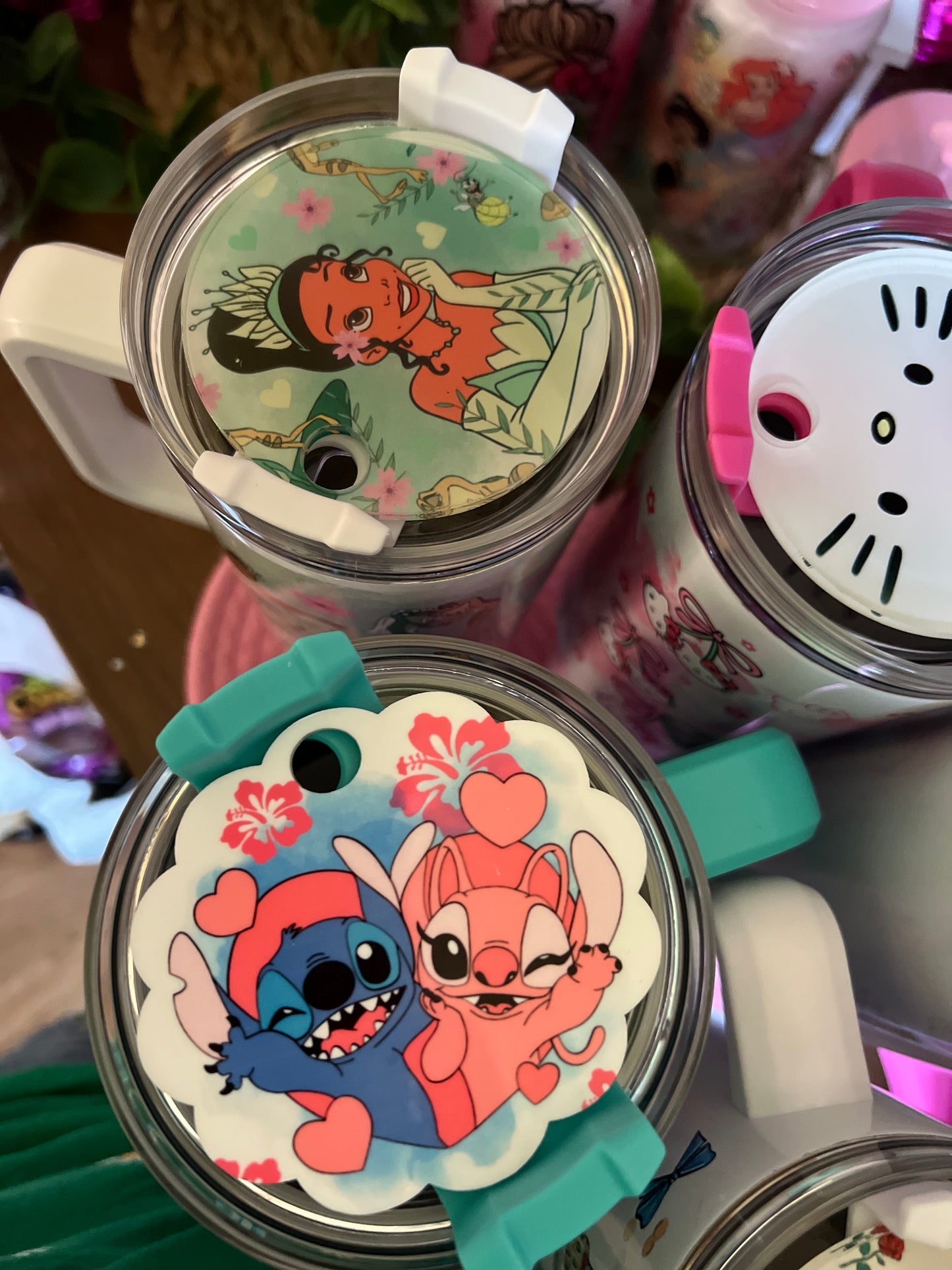 Tumbler Plate for Lid