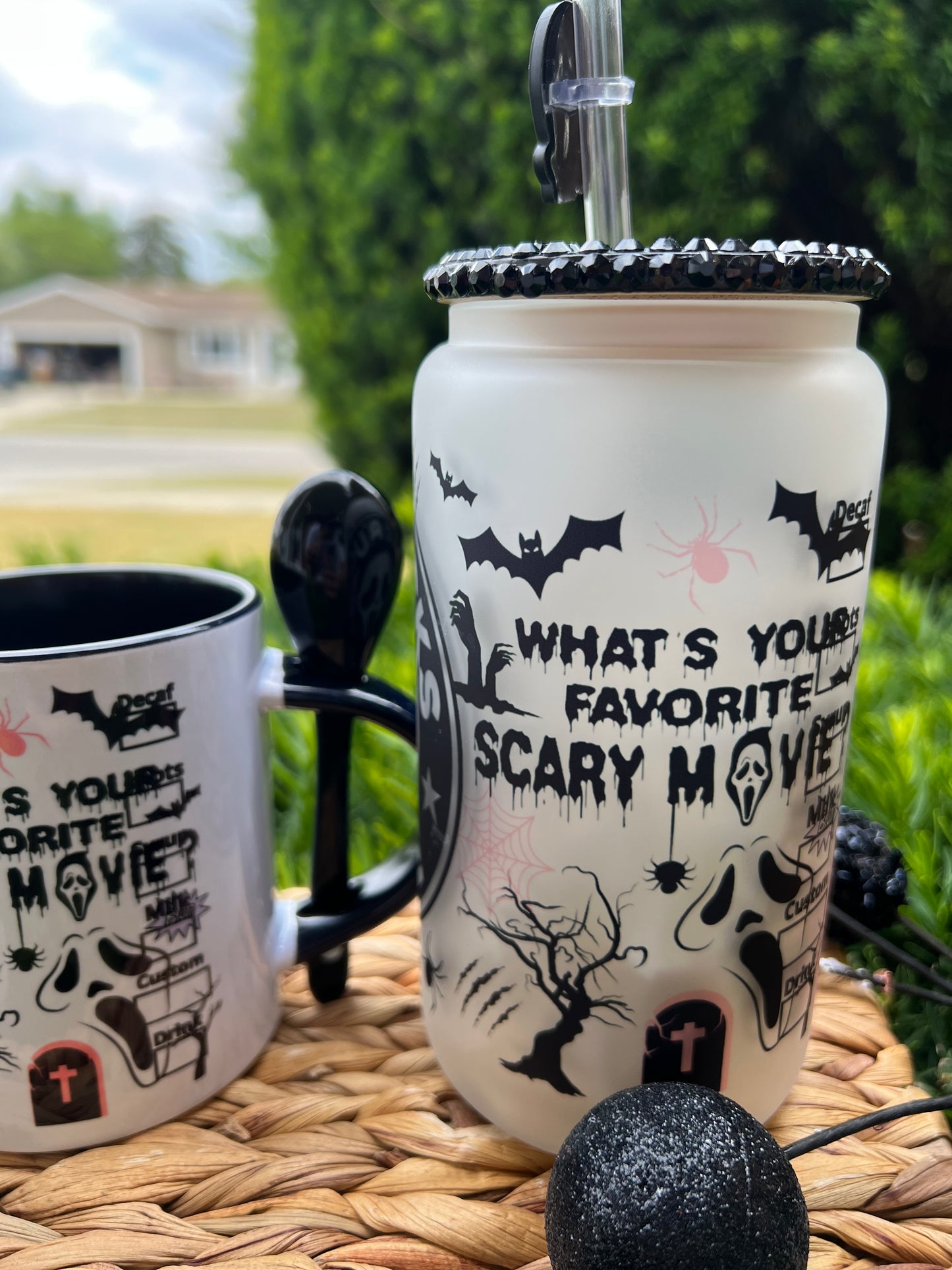halloween Mug| Glass Can