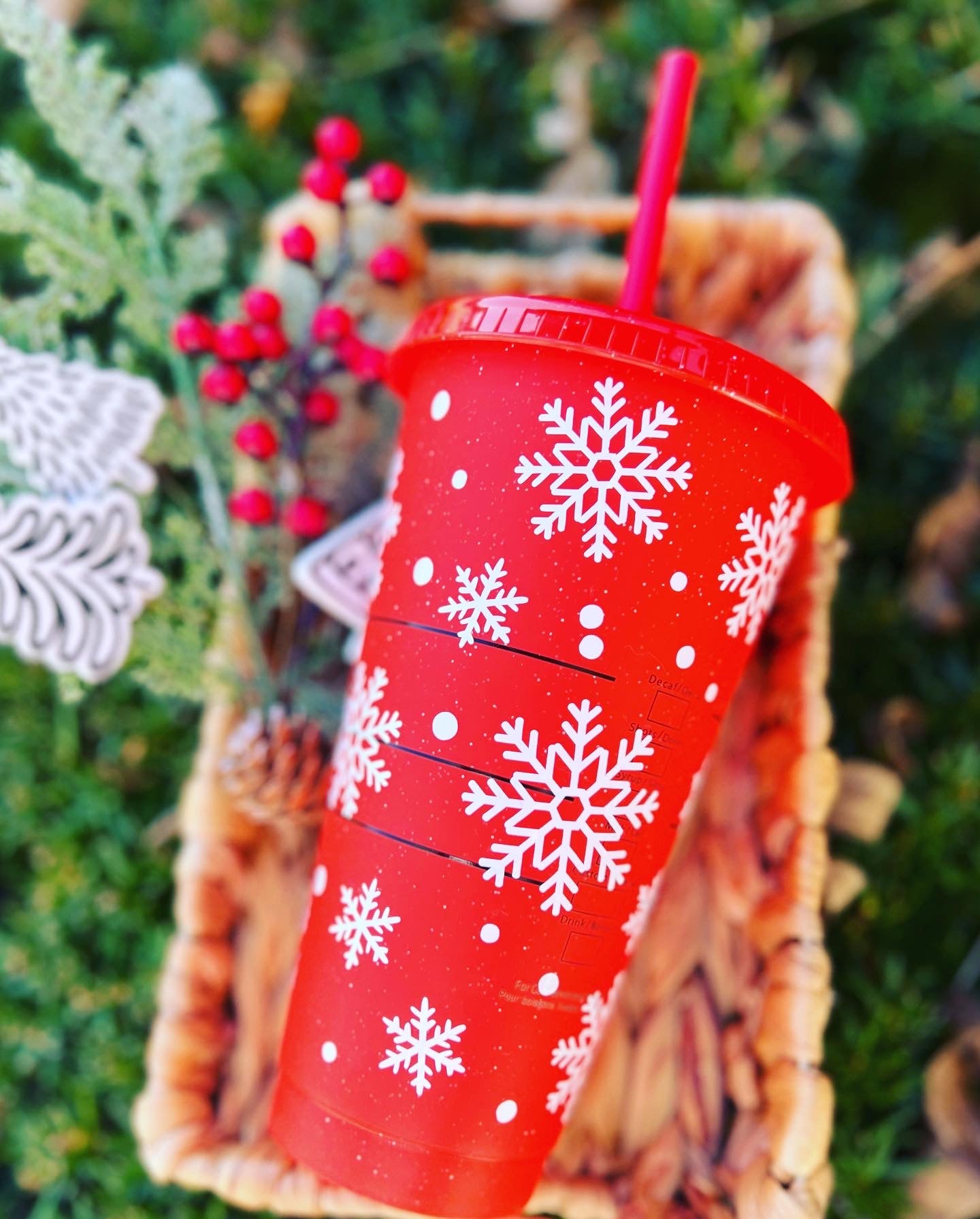 Snowflakes Cold Cup