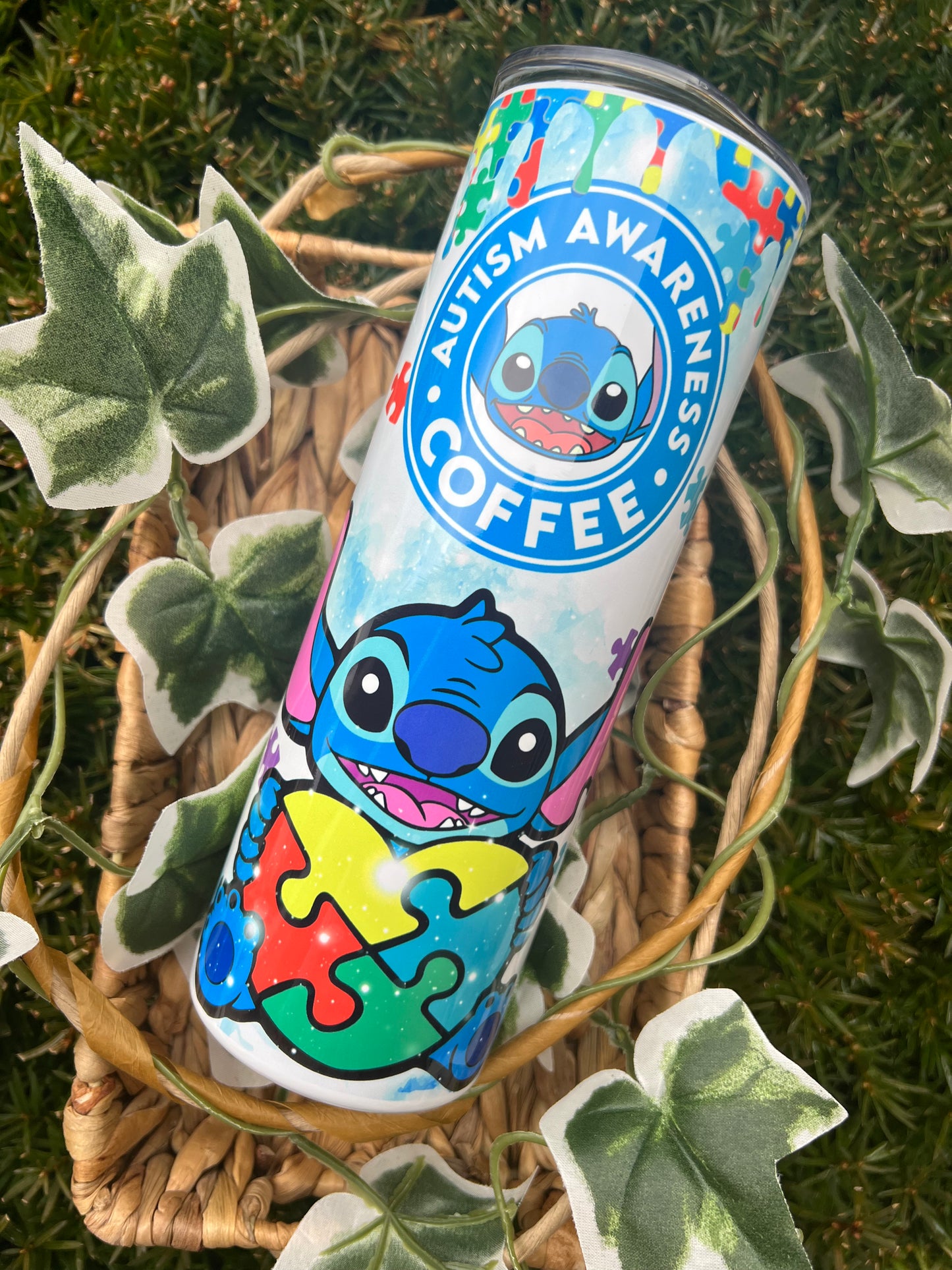 Autism Awareness 20oz sublimation tumbler