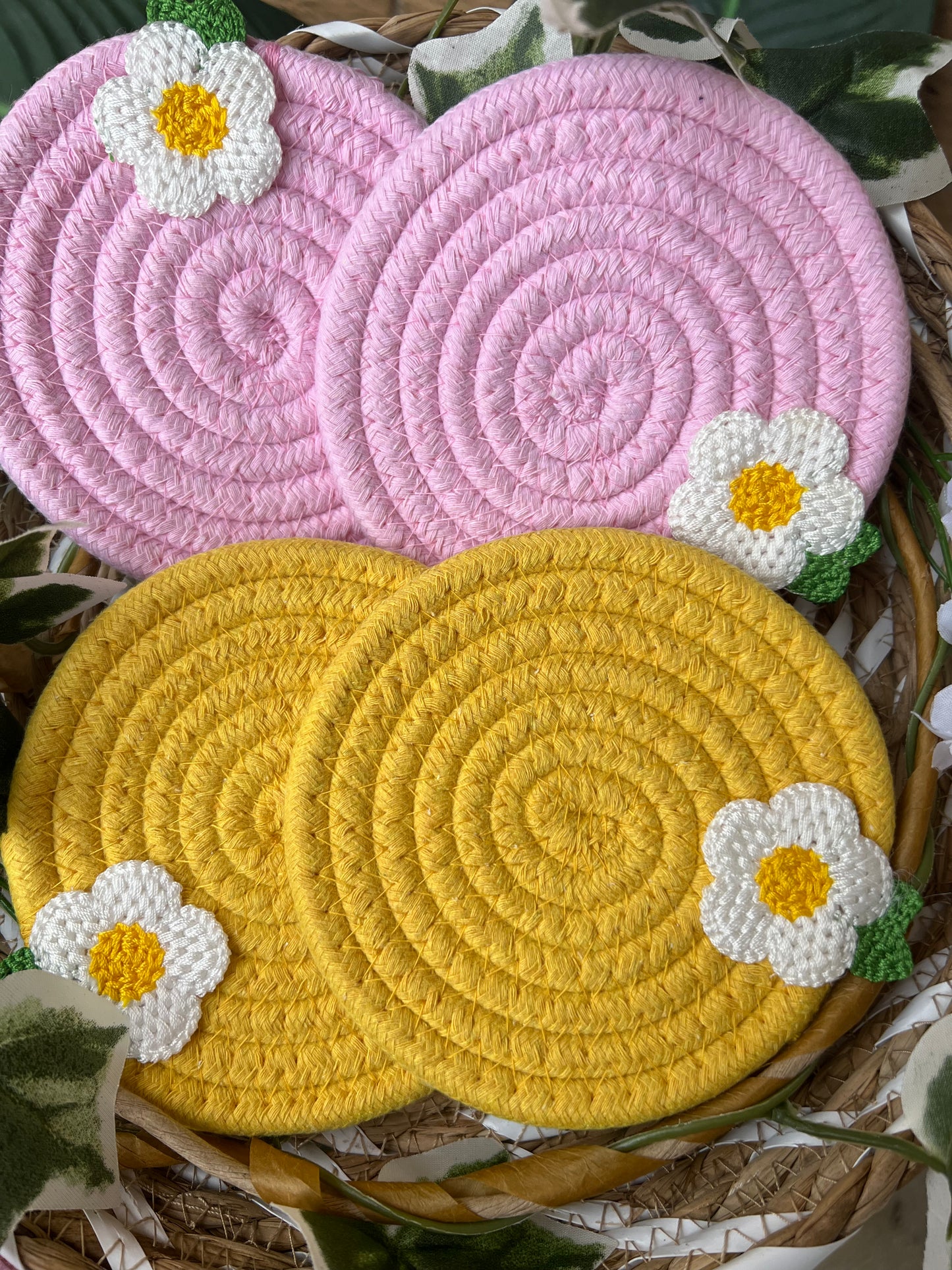 Daisy Boho Coaster