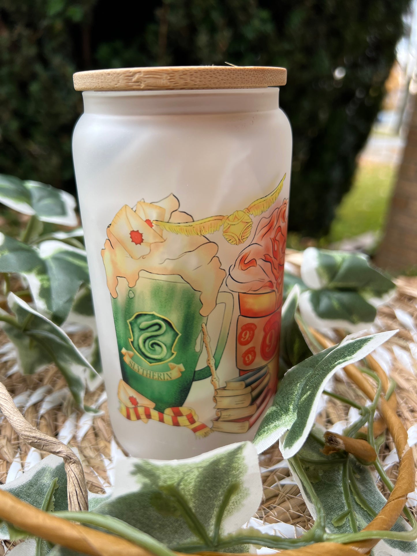 Wizard Frosted Glass Can