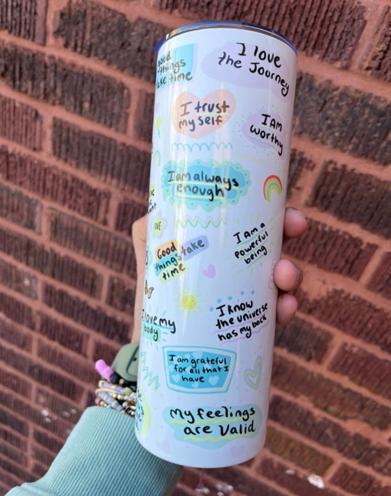 My Daily affirmations tumbler