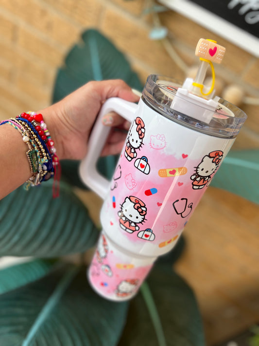 Kitty Nurse 40oz Tumbler