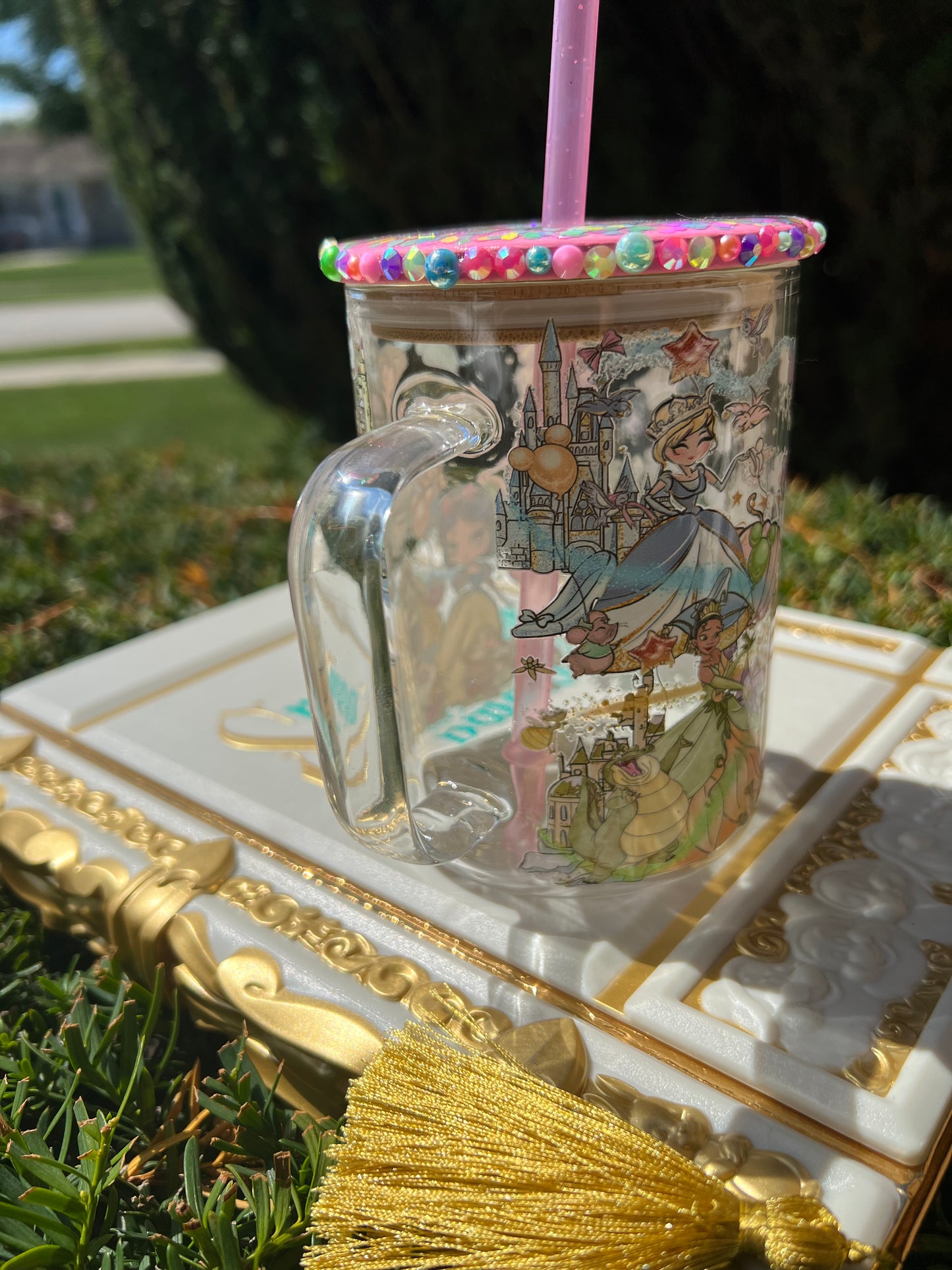 Princesses Glass Mug