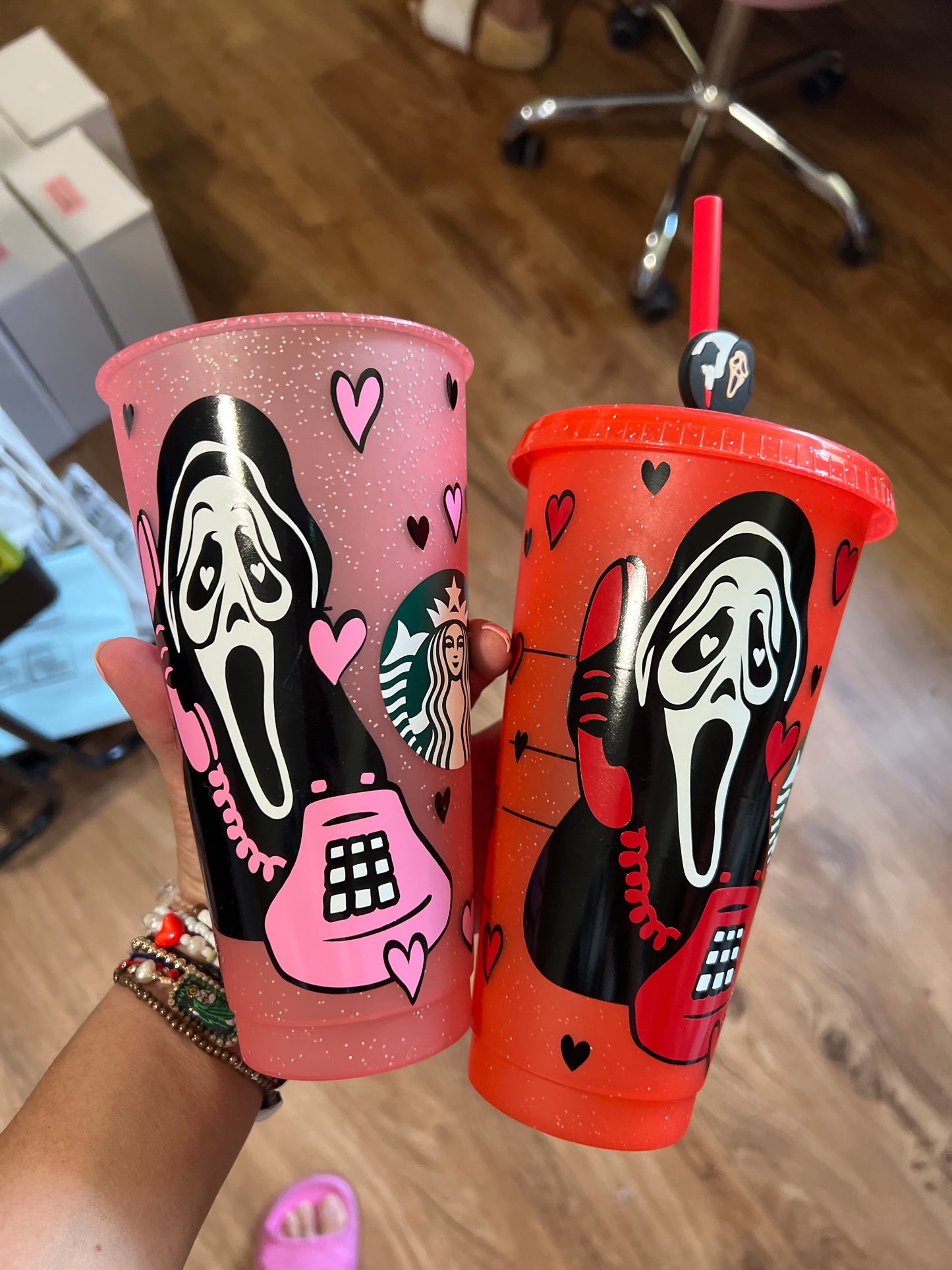 Horror 24oz plastic cup