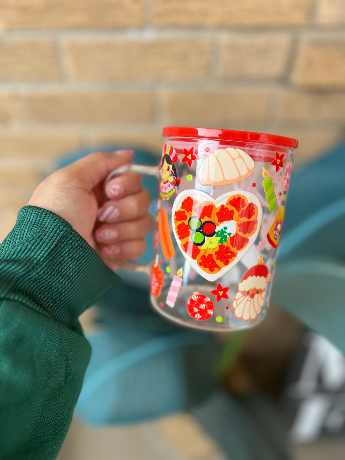 Mexican Snacks Posadas Glass Mug