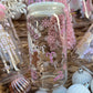 Pink Christmas Glass Can