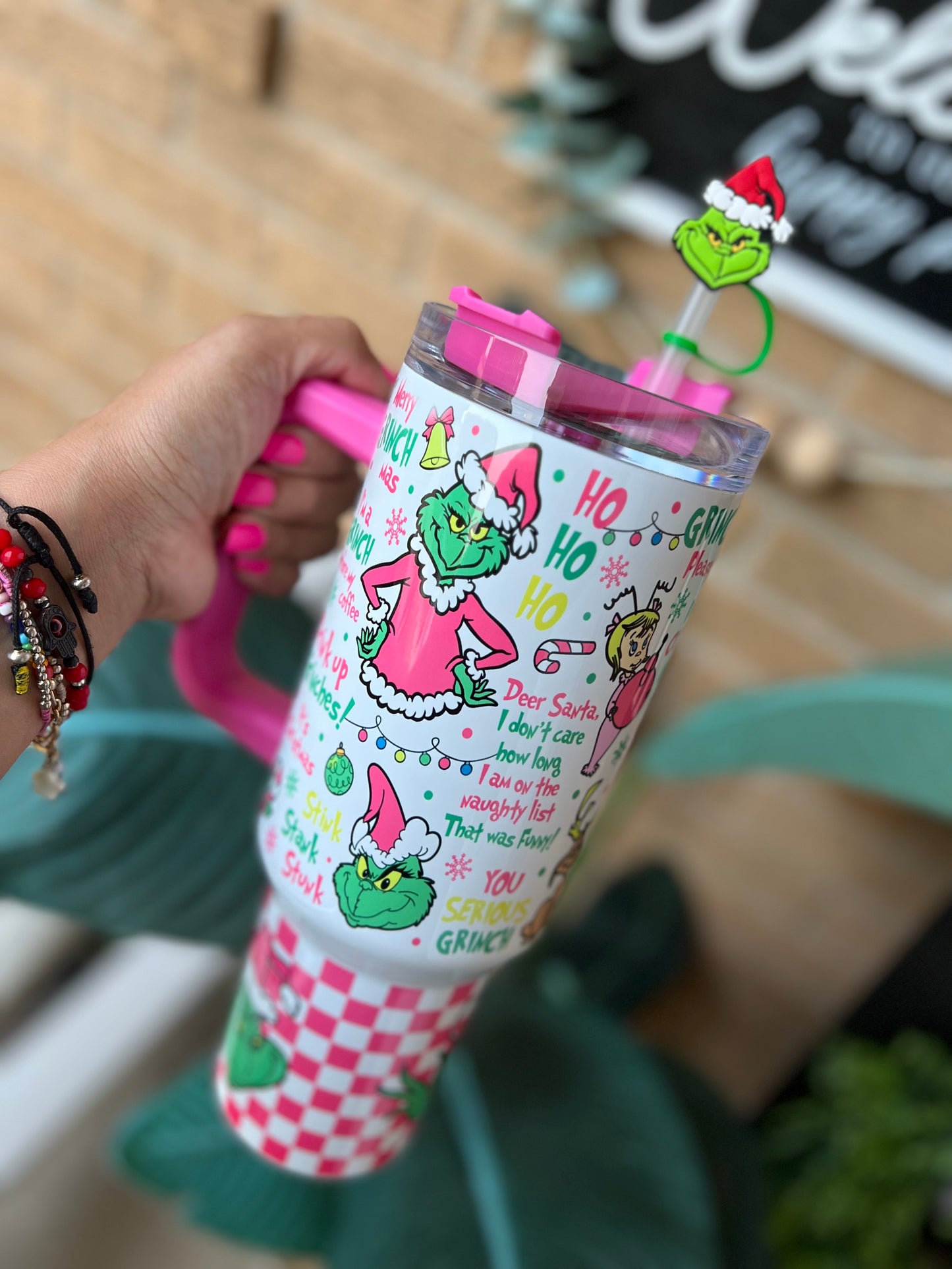 Grinch 40oz Tumbler