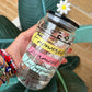 Daisy Motivation Glass cup