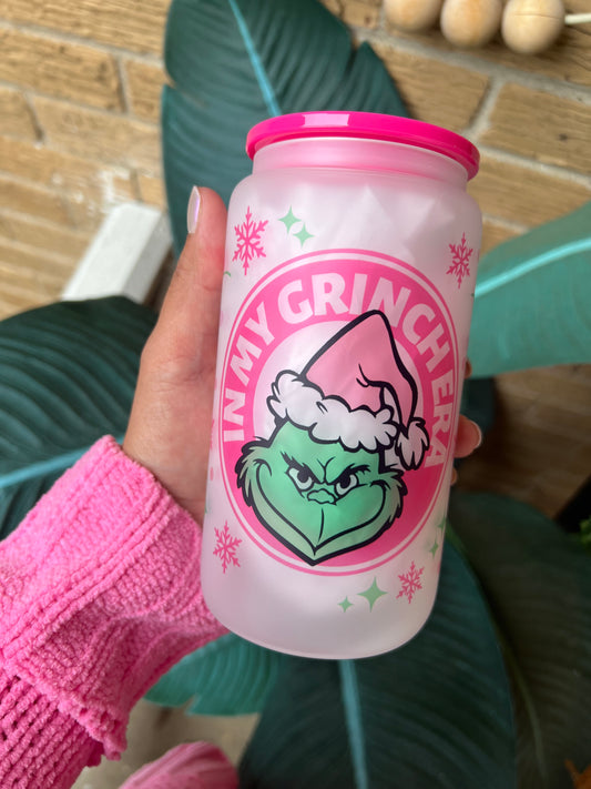 Grinch Era Glass Can