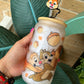 ChipMunks Glass Can