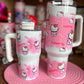 Kitty 20oz tumbler with handle