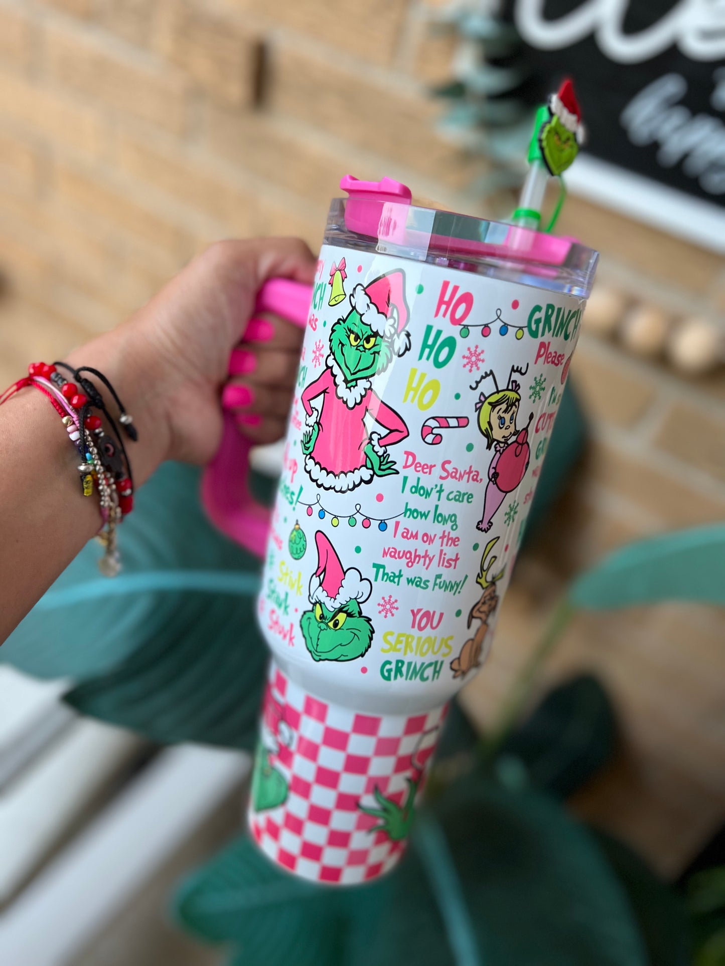 Grinch 40oz Tumbler