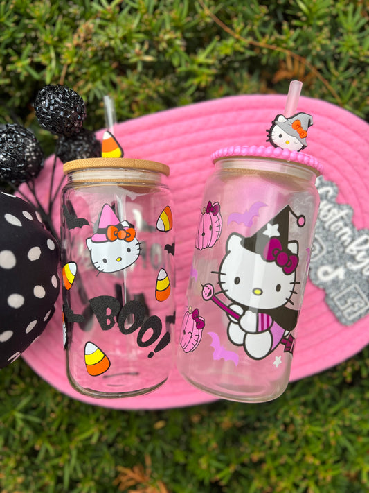 Kitty Witch Glass Can