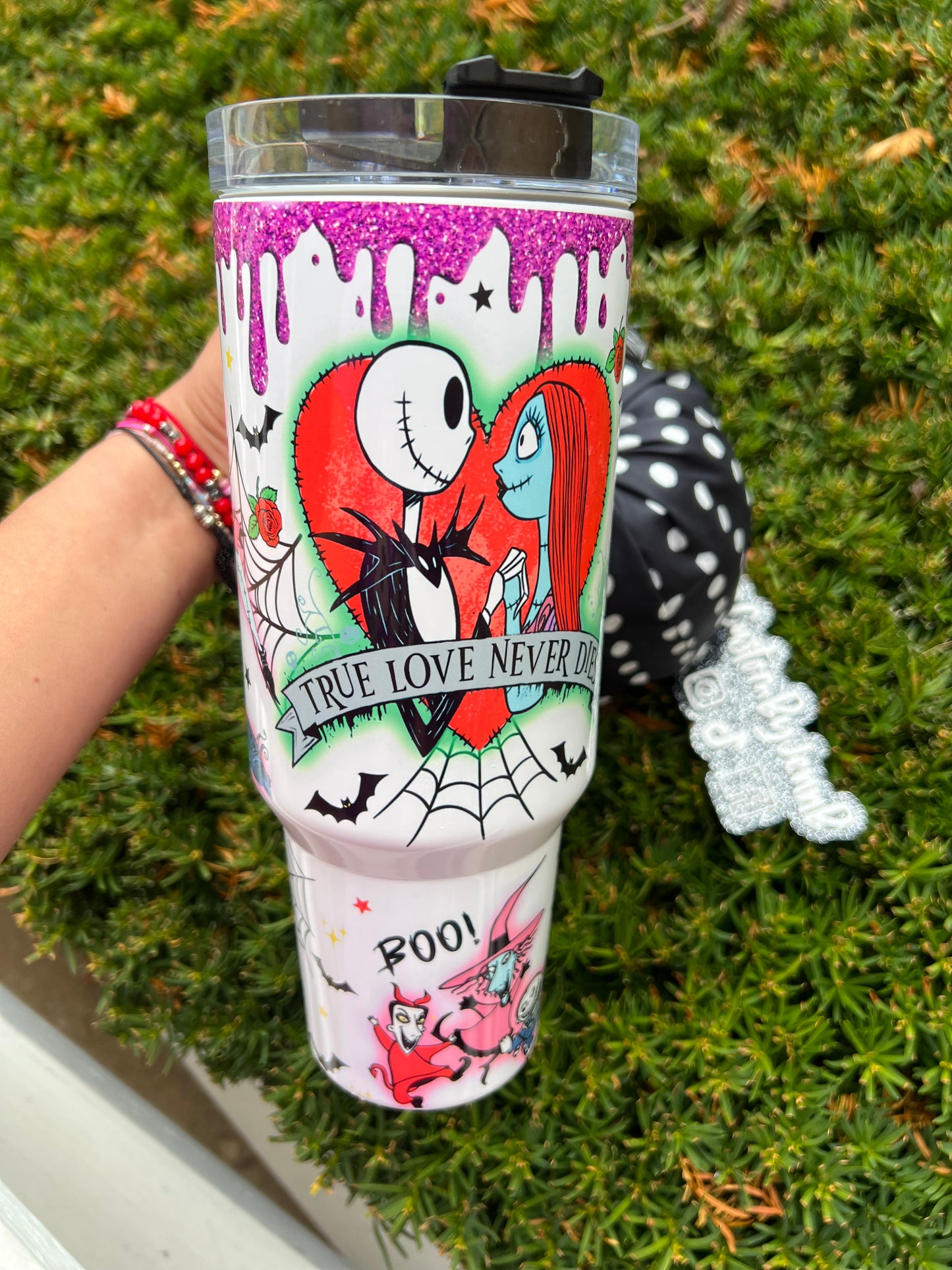 Jack & Sally 40oz tumbler