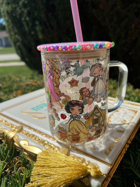 Princesses Glass Mug