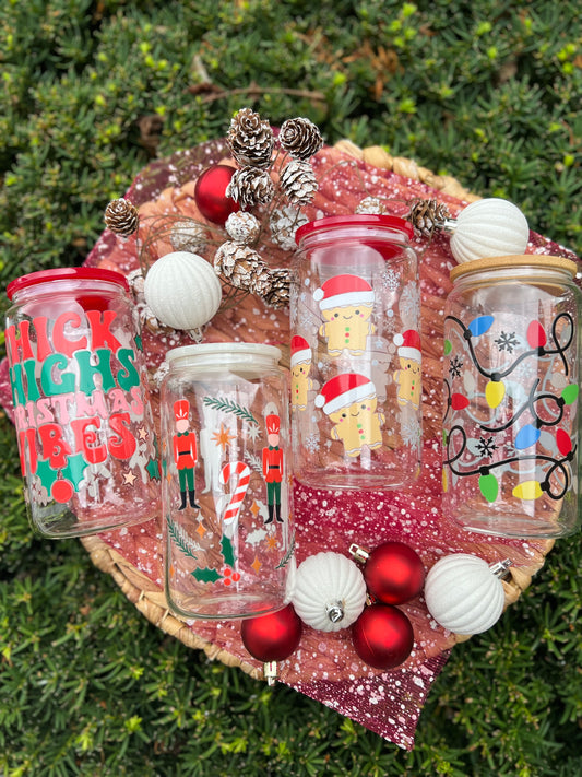 Christmas Glass Can