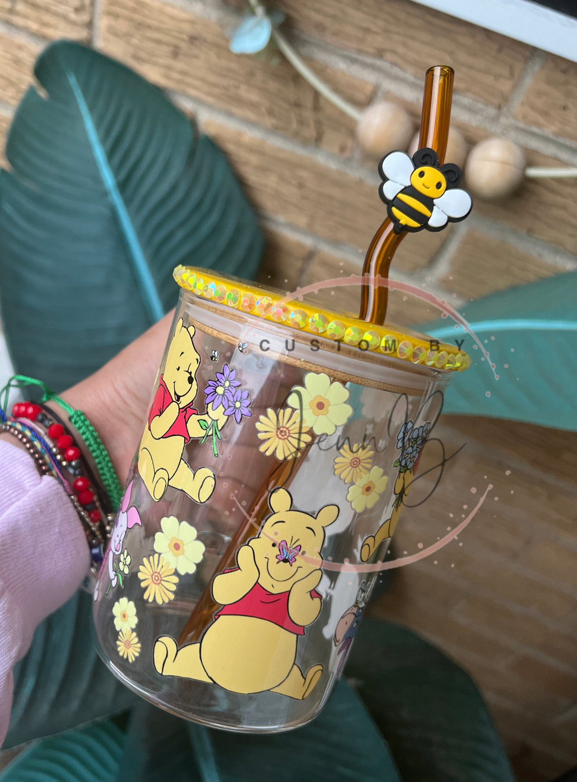 Pooh Glass mug