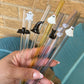 Ghost Glass Straw topper