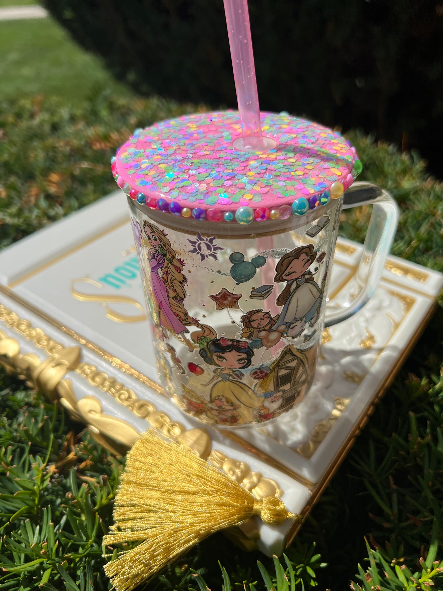 Princesses Glass Mug