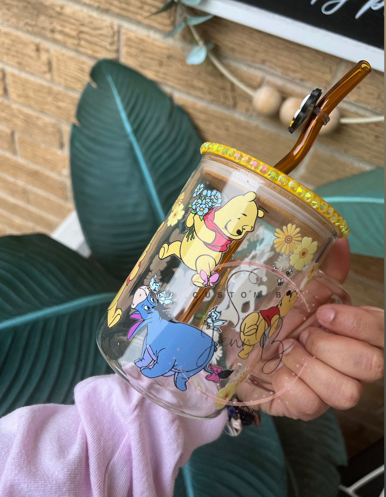 Pooh Glass mug