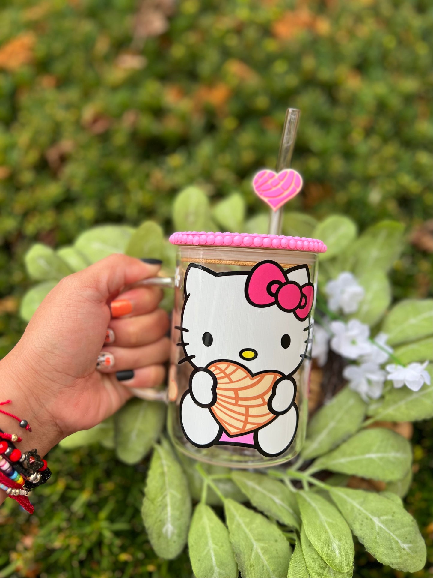 Kitty Conchitas glass mug