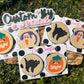Halloween car coasters