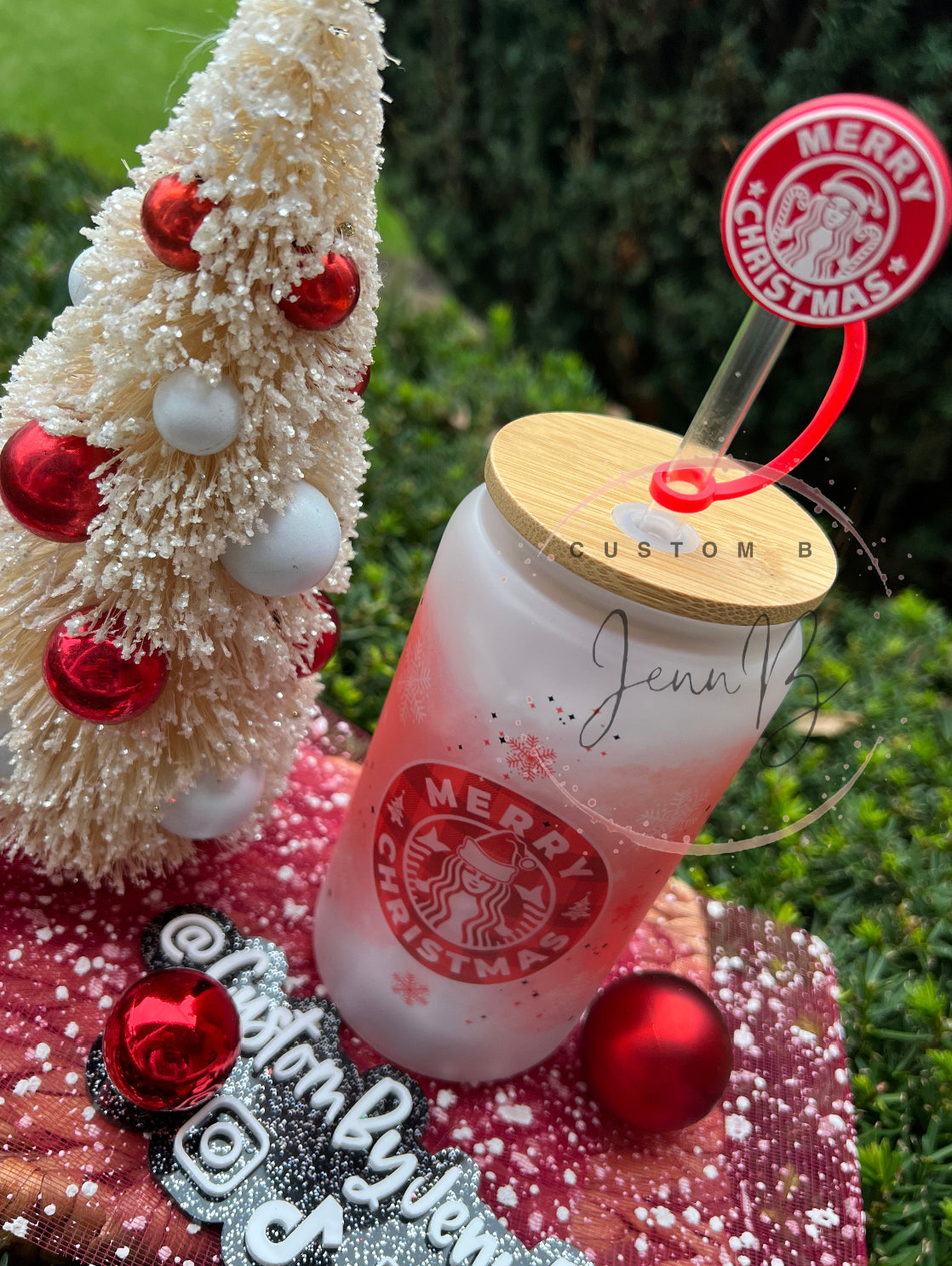 Christmas Frosted Cup