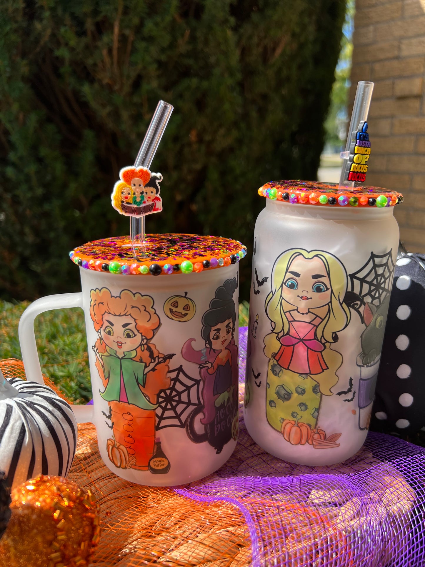 Hocus Pocus Glass Can| Mug