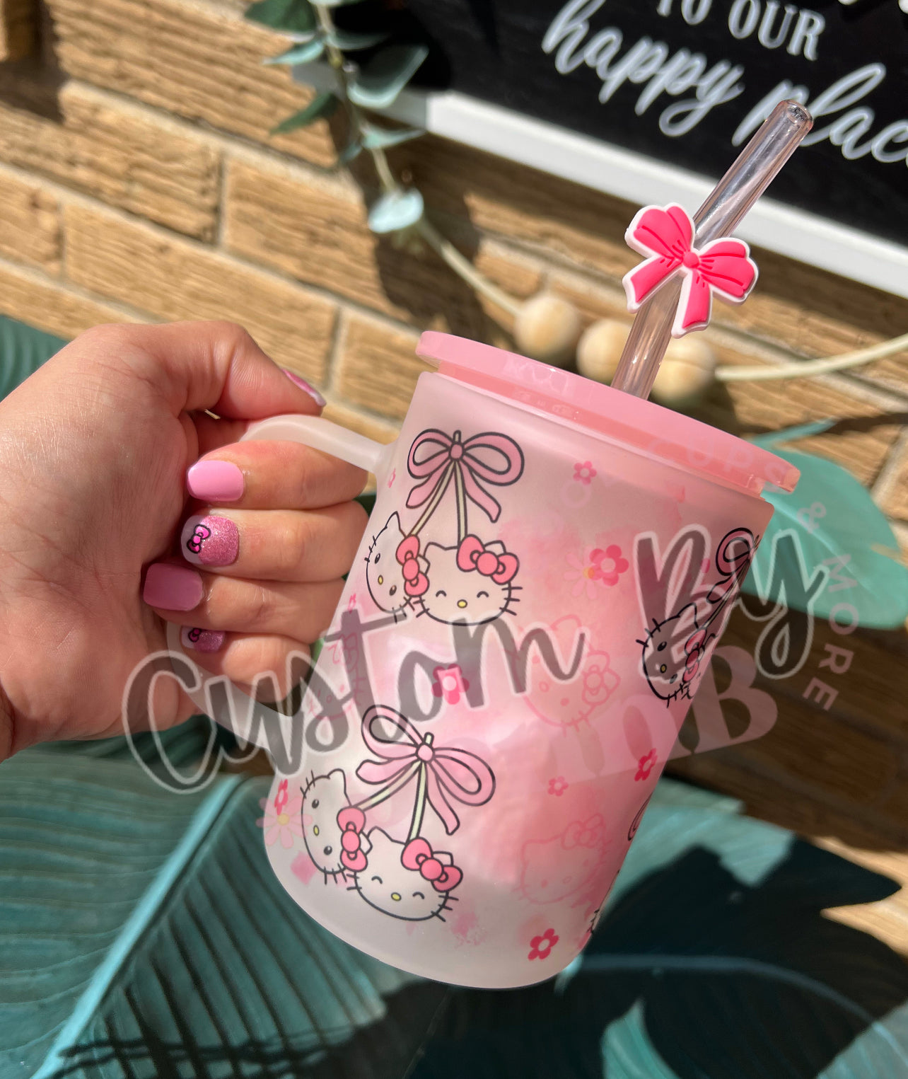 Coquette Kitty Cherries Mug