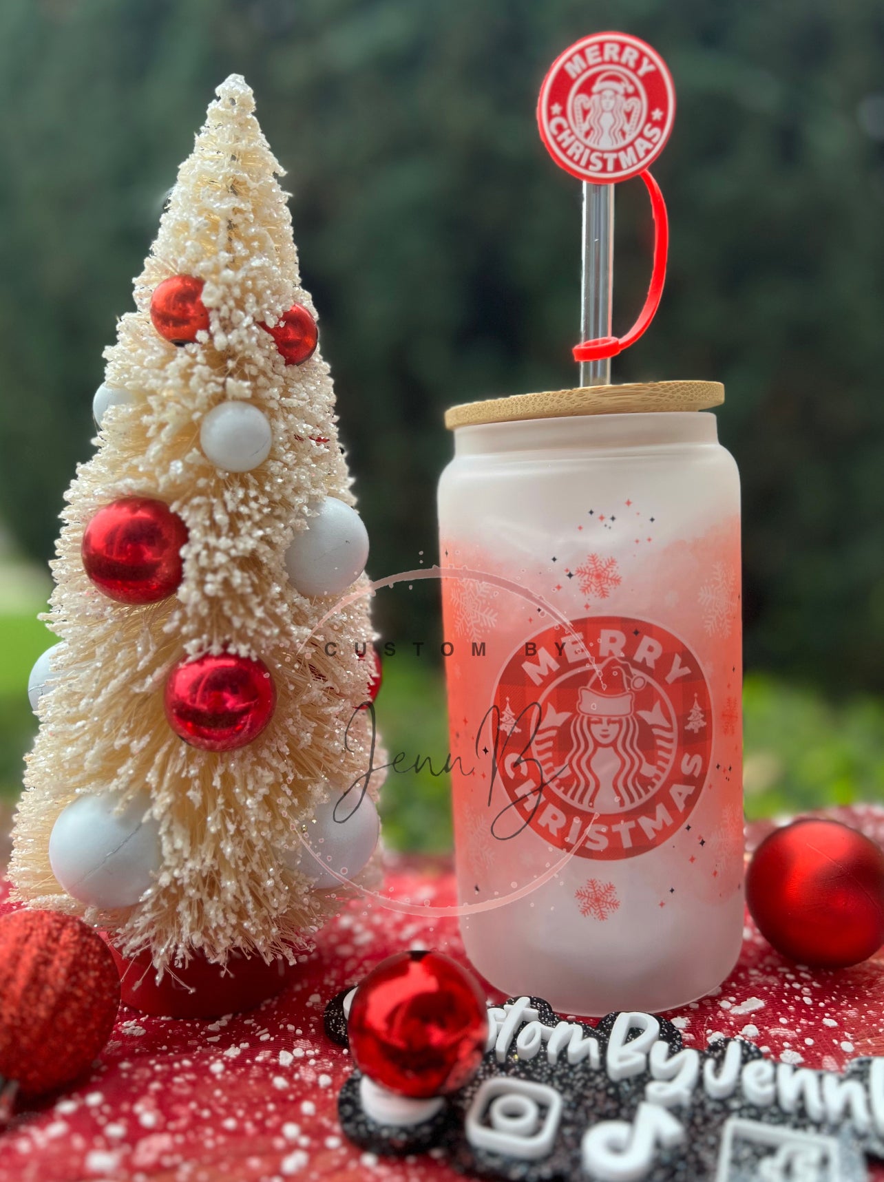 Christmas Frosted Cup