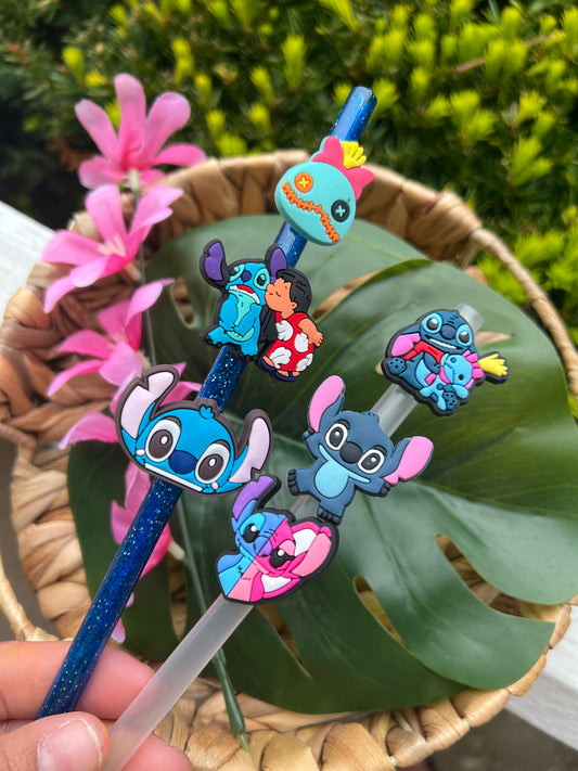 Alien Straw Charms