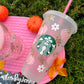 Pink Pumpkins Glass Can| Sbx Cup