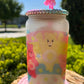 Cute Bears Glass Can