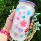 Minnie& Daisy Summer Glass can