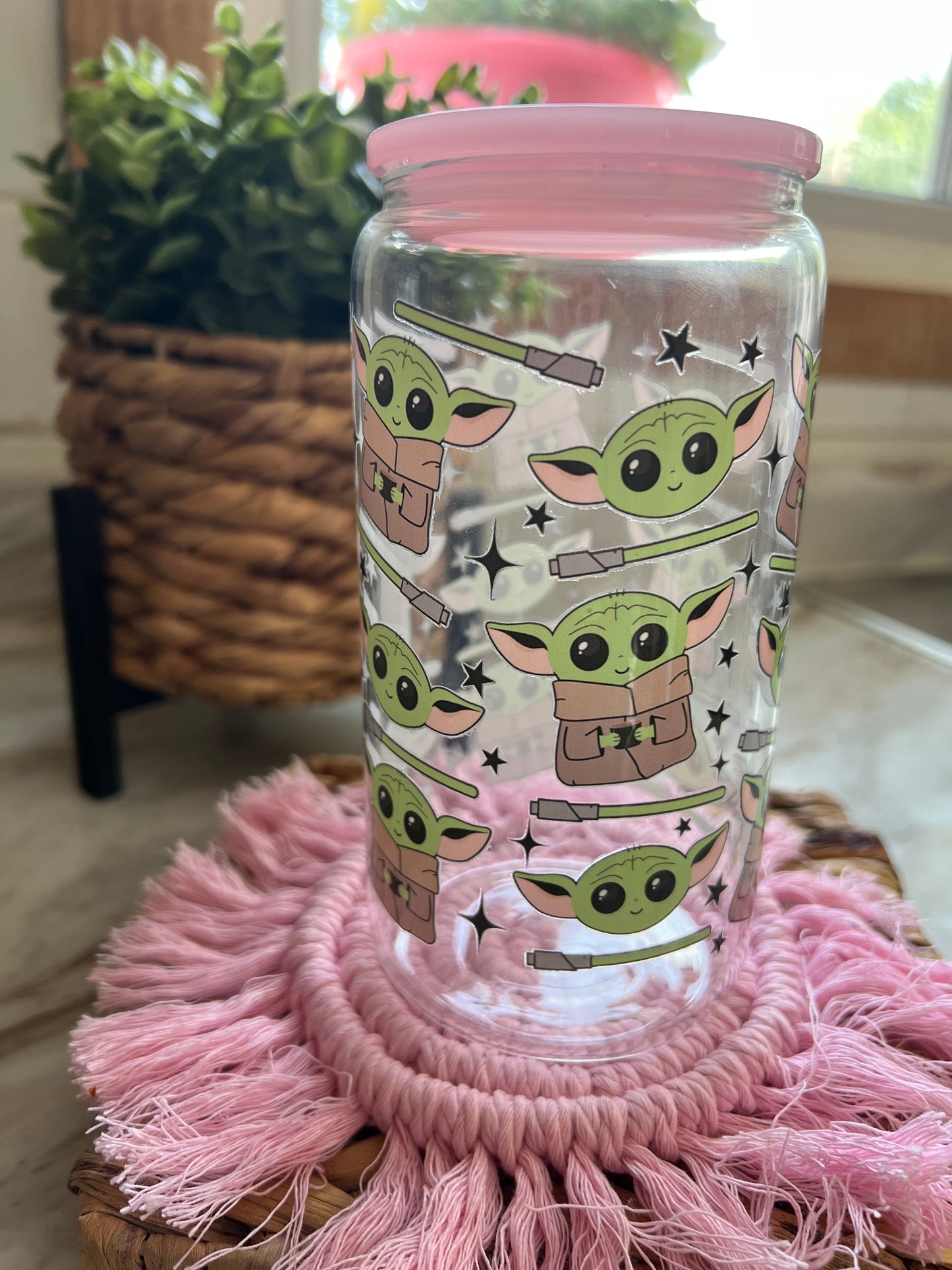 Yoda Baby Glass can