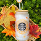 Pumpkin Spice Latte Glass Can