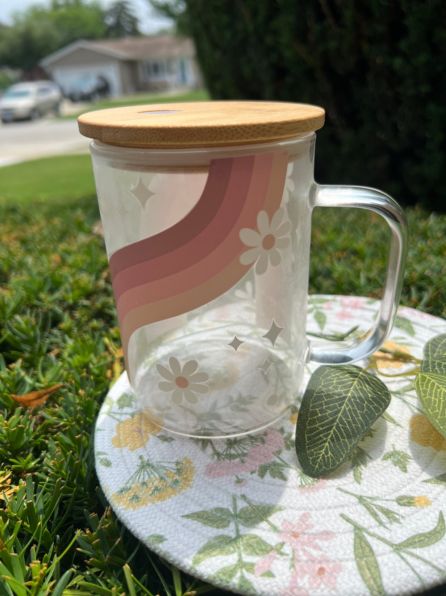 Rainbow Clear Mug