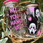 Ghost Face Glass can
