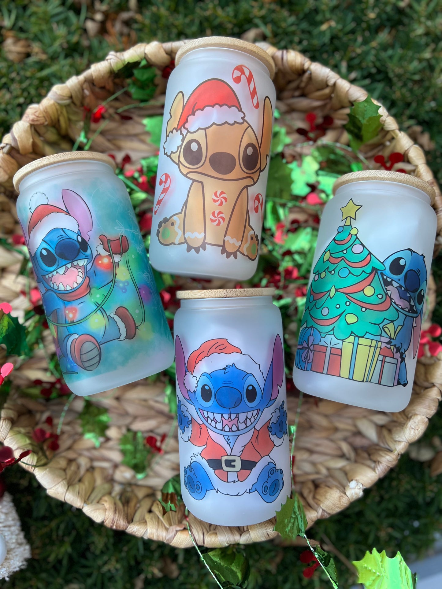 Alien Christmas Frosted Can