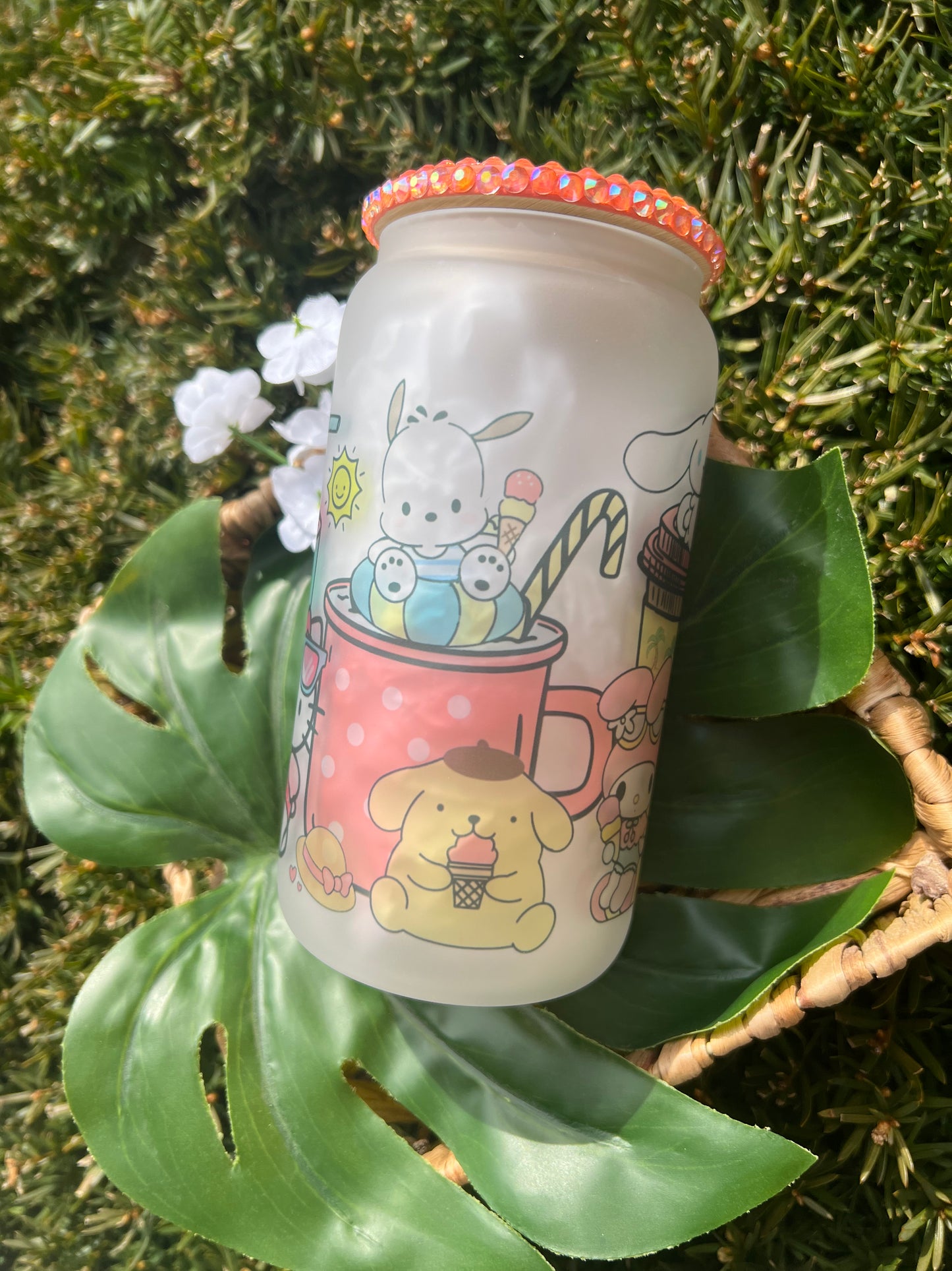 Summer Kitty & Friends Frosted Can