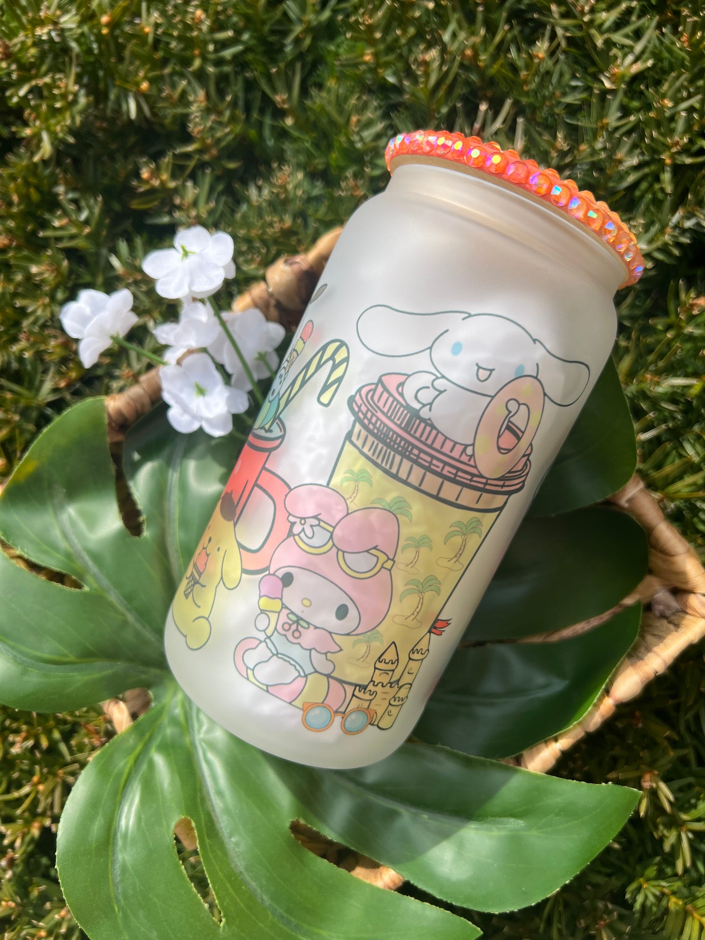 Summer Kitty & Friends Frosted Can