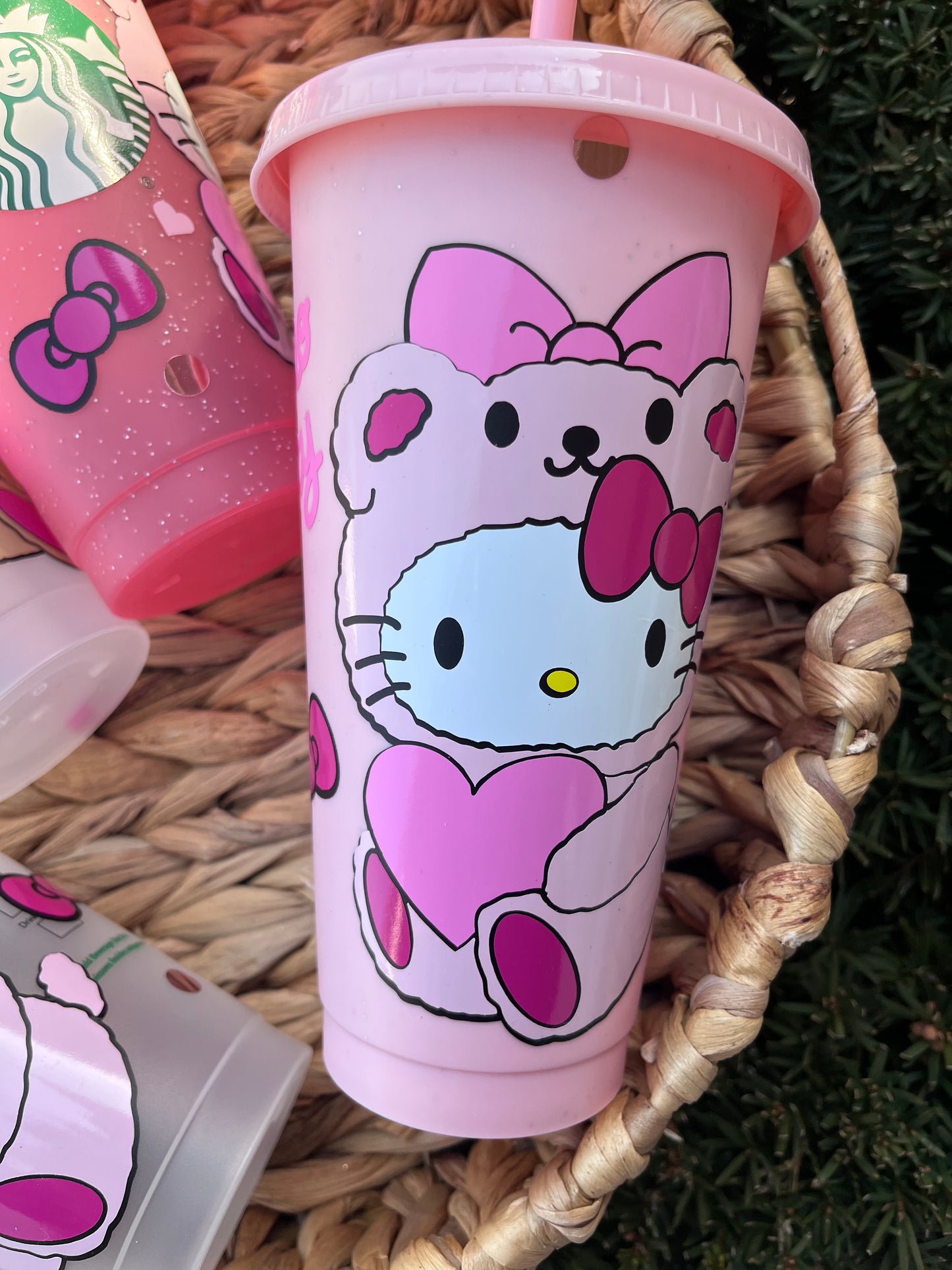 Cute Bear Kitty Cold Cup