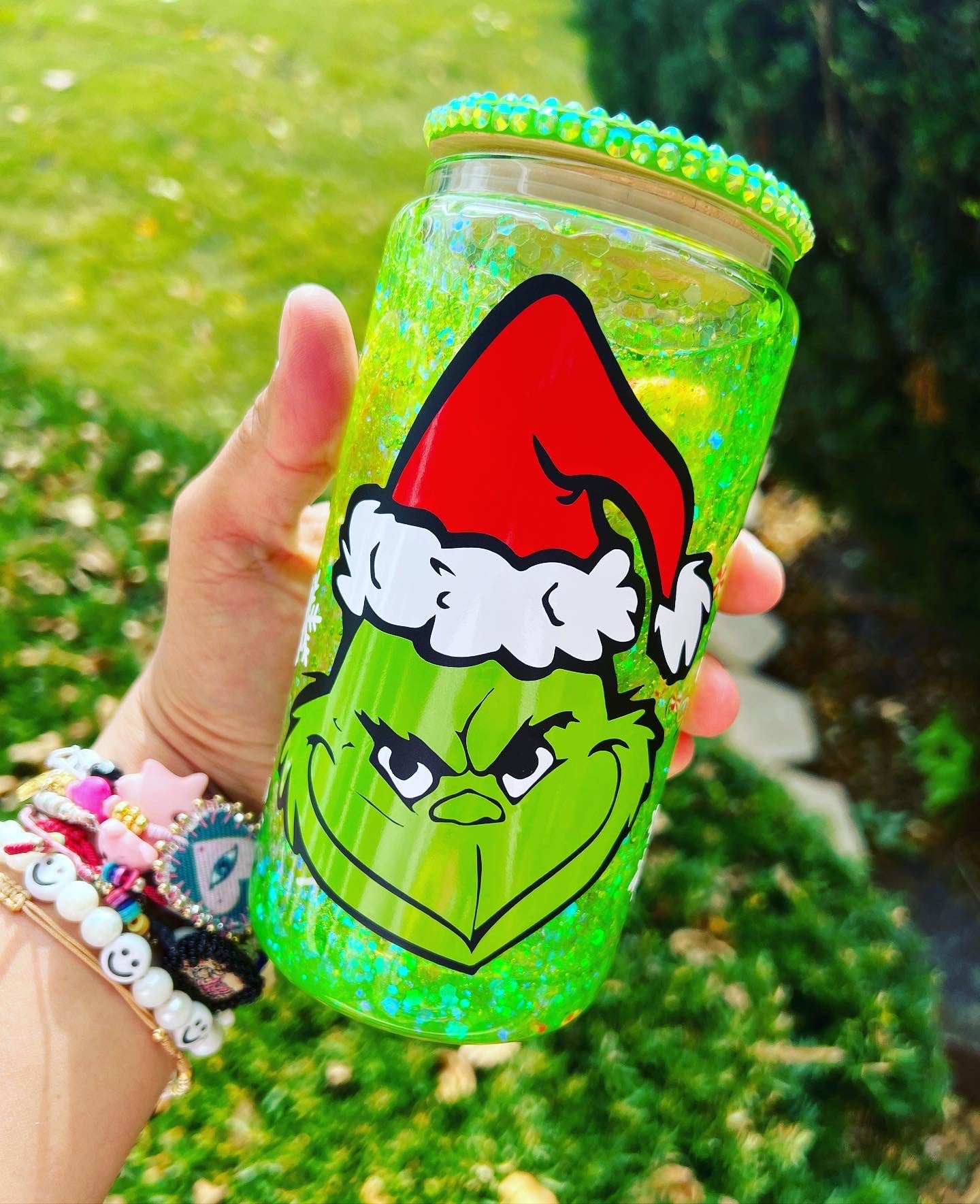 Mr Mean Snowglobe Glass Can