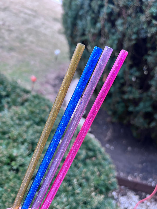 Glitter Reusable Straw