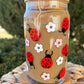 Lady bug Glass can