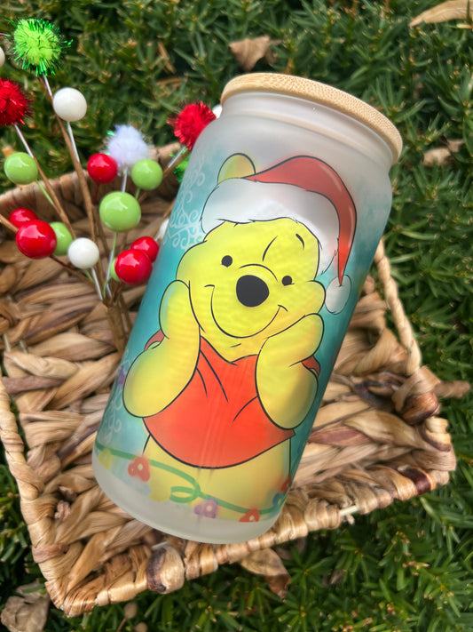 Pooh Glass Can